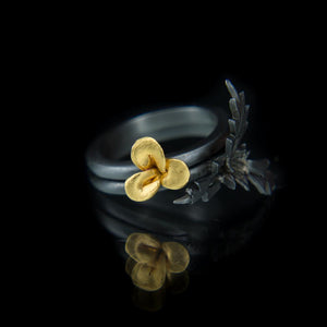 Adam and Eve collection of flower jewellery Gold and diamonds rings
