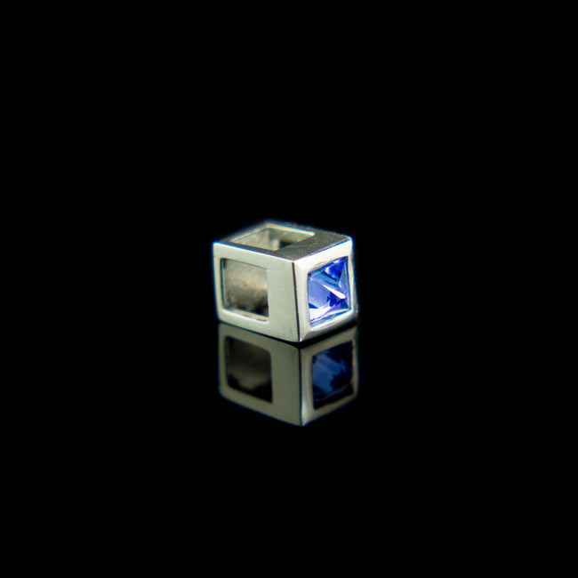 Single Morphic Block with Tanzanite