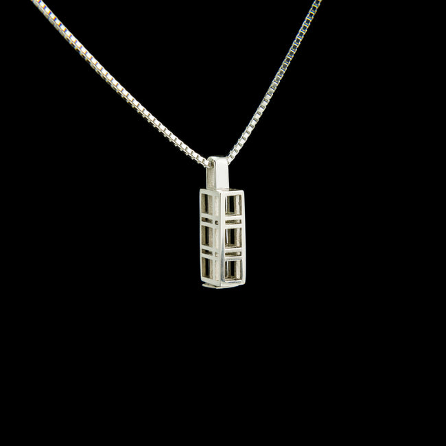 Triple Morphic Frame Block Pendant with square base column